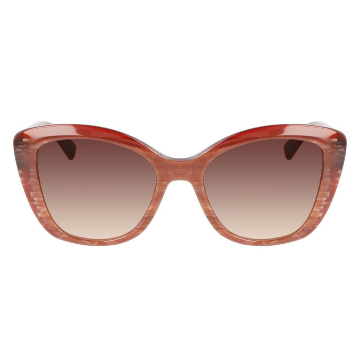 Longchamp Red Acetate Sunglasses