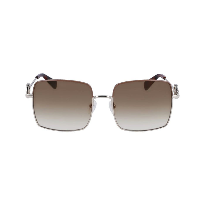 Longchamp Gold Metal Sunglasses