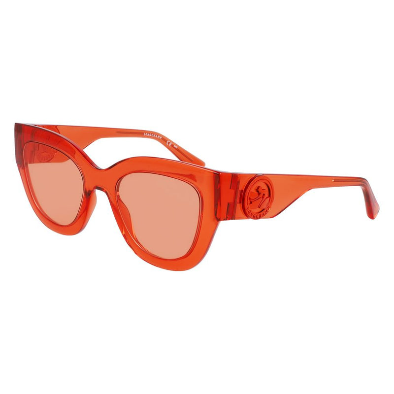 Longchamp Orange Injected Sunglasses