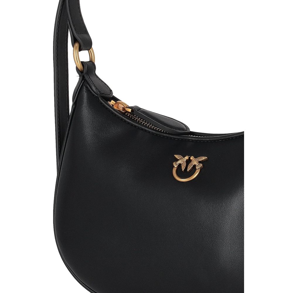 PINKO Black Leather Handbag