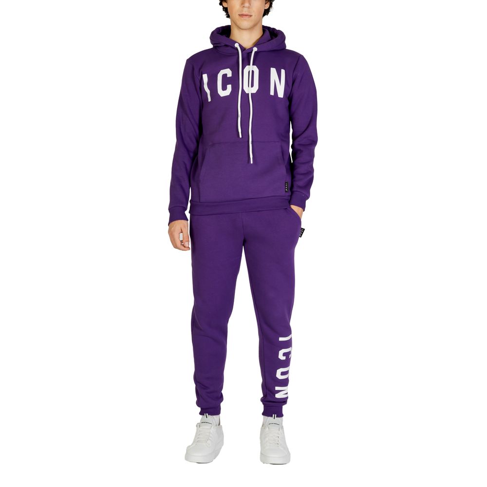 Icon Purple Cotton Sweater