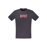 Rifle Blue Cotton T-Shirt