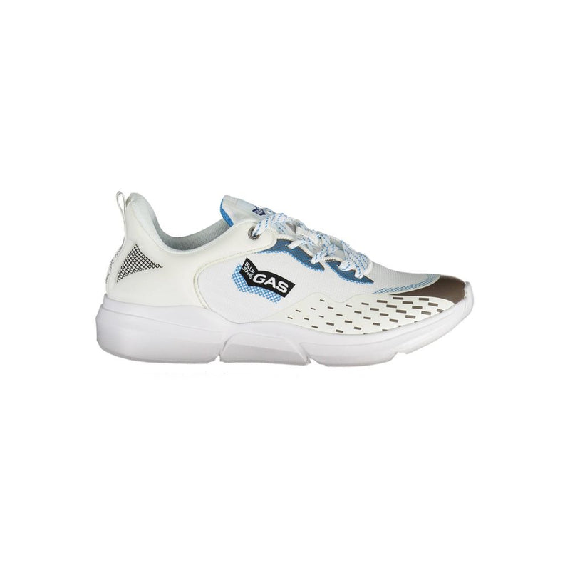 Gas White Artificial Leather Sneaker