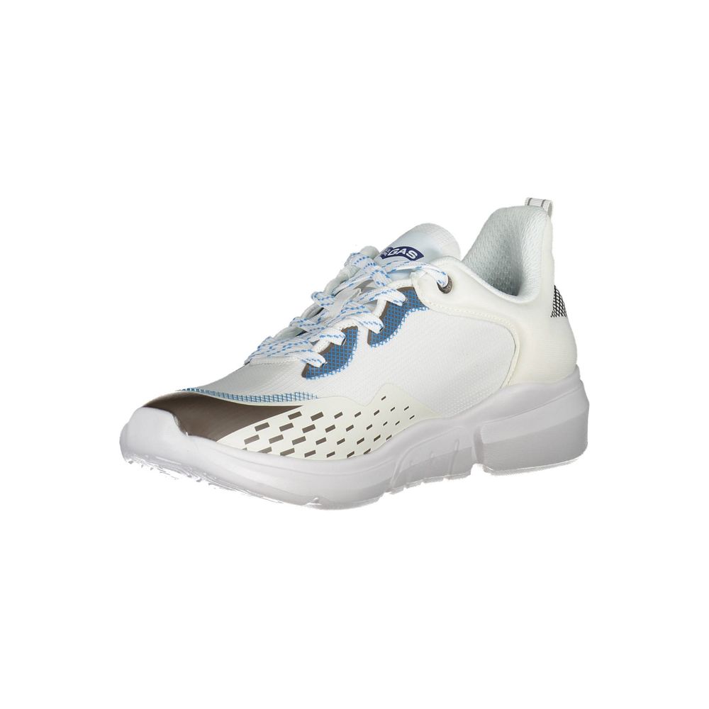 Gas White Artificial Leather Sneaker