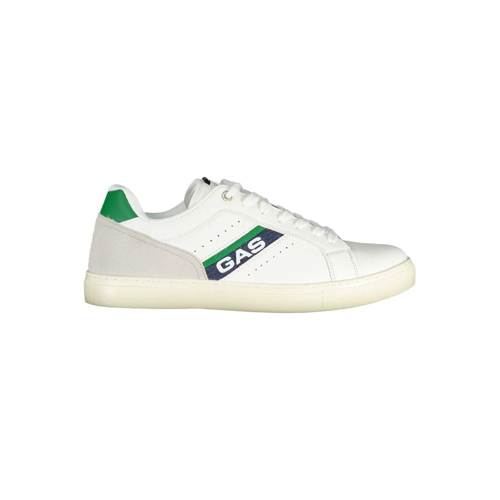 Gas White Polyester Sneaker