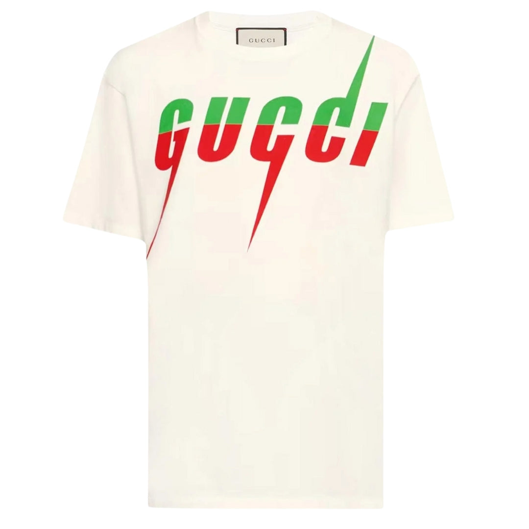 Gucci Blade Logo Oversized Fit White T-Shirt S