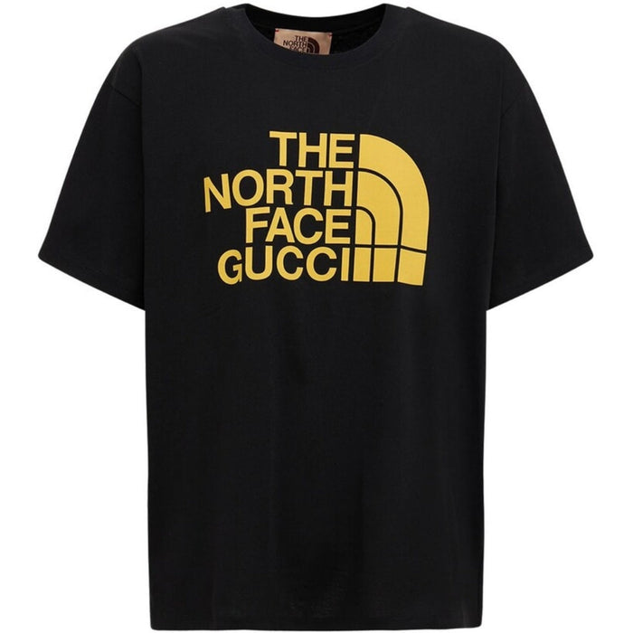 Gucci X The North Face Logo Oversized Fit Black T-Shirt XXXL