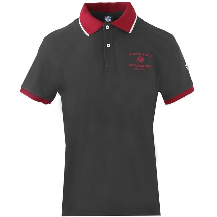 North Sails Herren 9024200999 Poloshirt, Schwarz