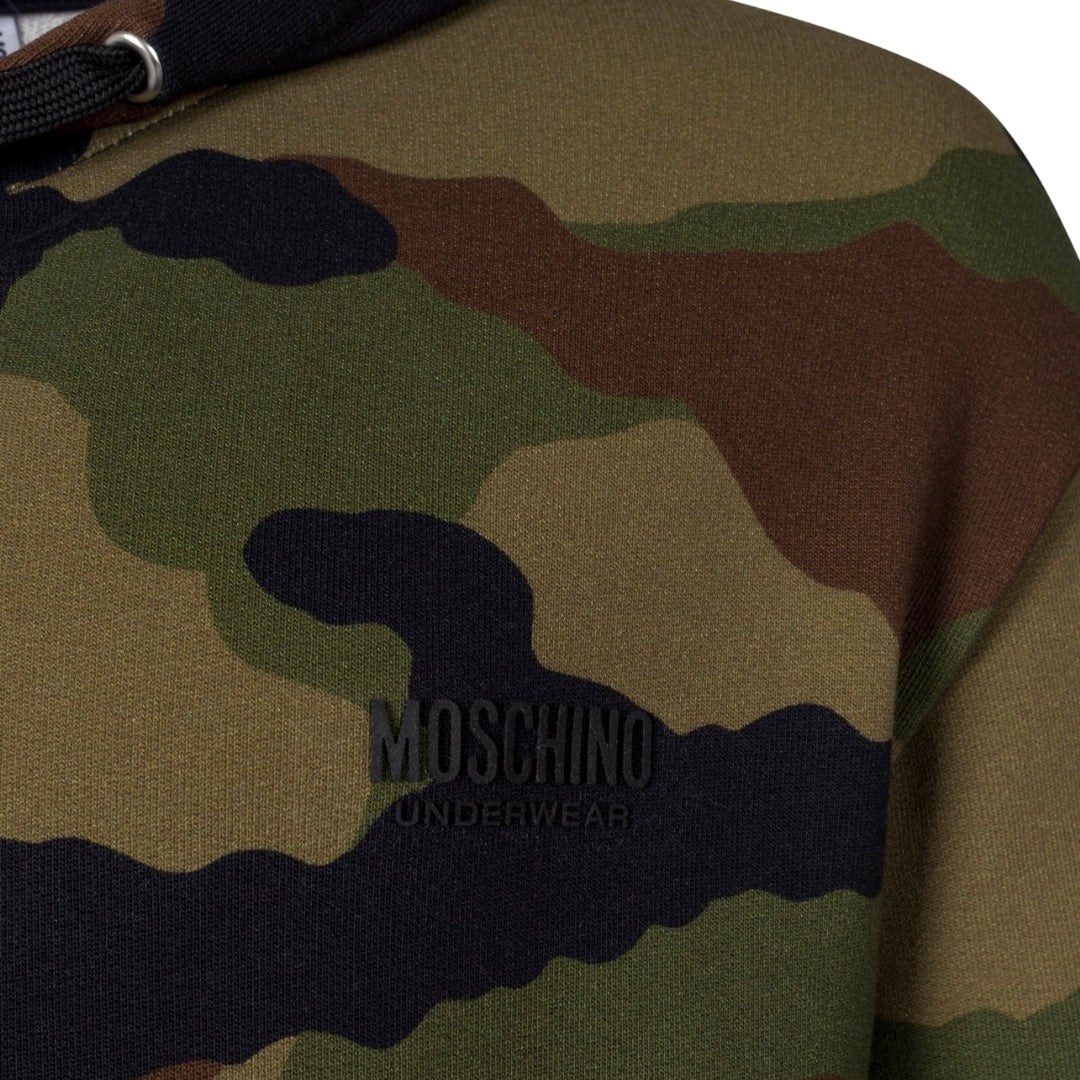 Moschino Camoflauge Green Hoodie XS