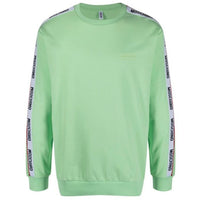 Moschino Taped Sleeve Green Sweatshirt XS