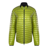 Belstaff Airframe Neon Yellow Shiny Down Filled Jacket XXL