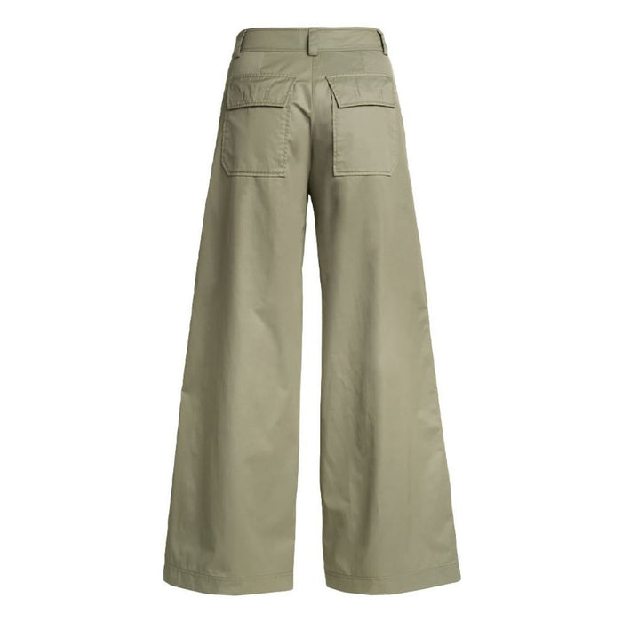 Parajumpers Amazonas Sage Green Wide Flared Trousers S