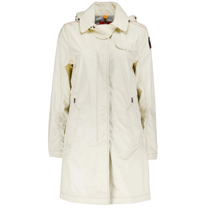 Parajumpers Avery Beige Hooded Trench Jacket S