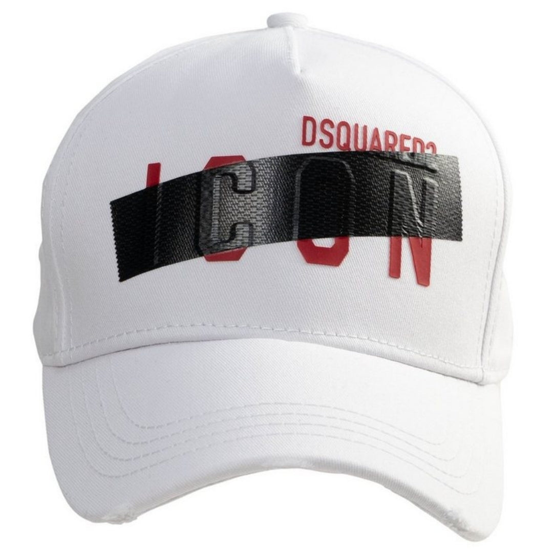 DSquared2 Mens BCM0478 1062 Cap White