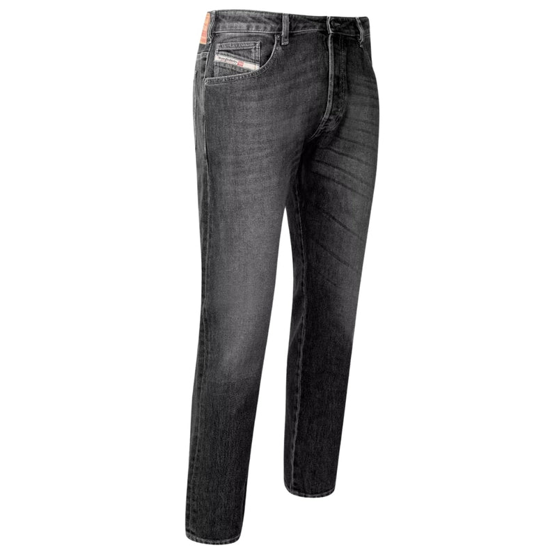 Diesel Mens D-Luster 0IHAU Jeans Black