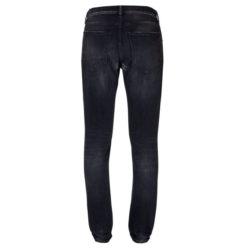 Diesel D-Strukt Black Destroyed Reinforced Denim Jeans W28 / 30L