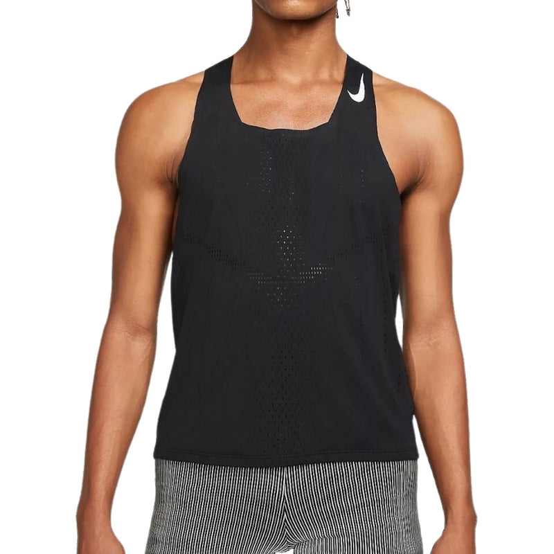 Nike Dri-Fit Breathable Black Running Vest S