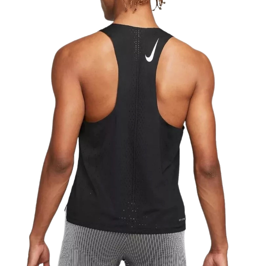 Nike Dri-Fit Breathable Black Running Vest S