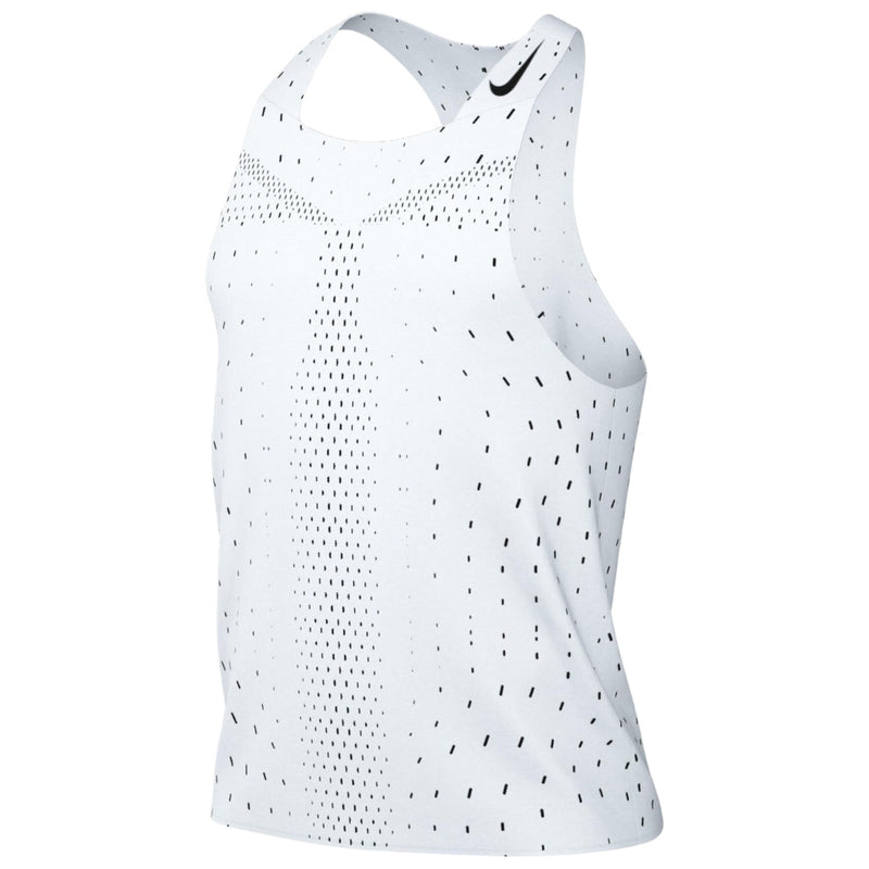 Nike Dri-Fit Breathable White Running Vest S