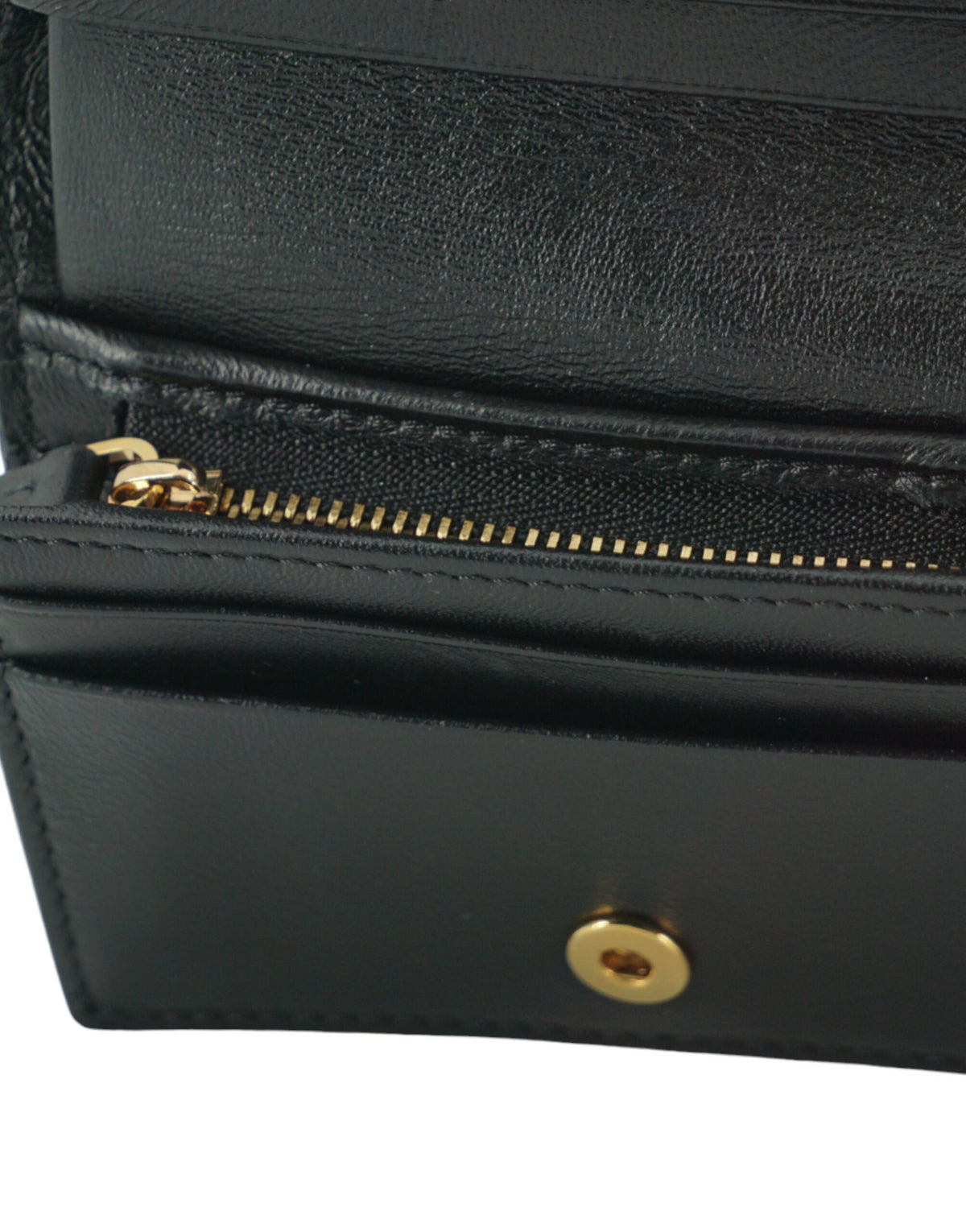 Versace – Elegante, kompakte Lederbrieftasche in Braun