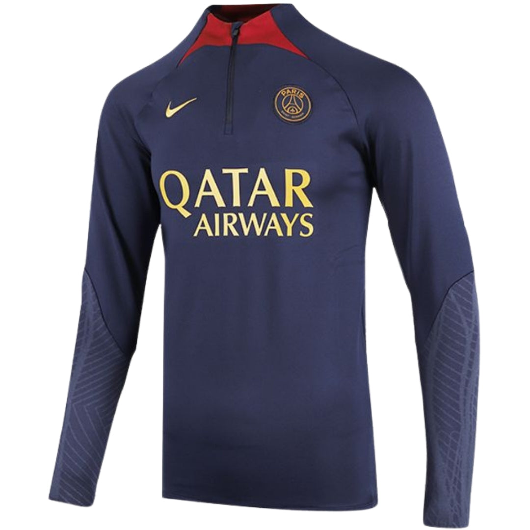 Nike Paris Training Shirt Dri-Fit Blue Football Shirt M