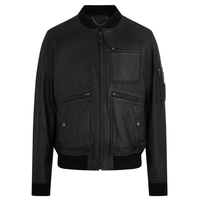 Belstaff Finsbury Black Leather Jacket S