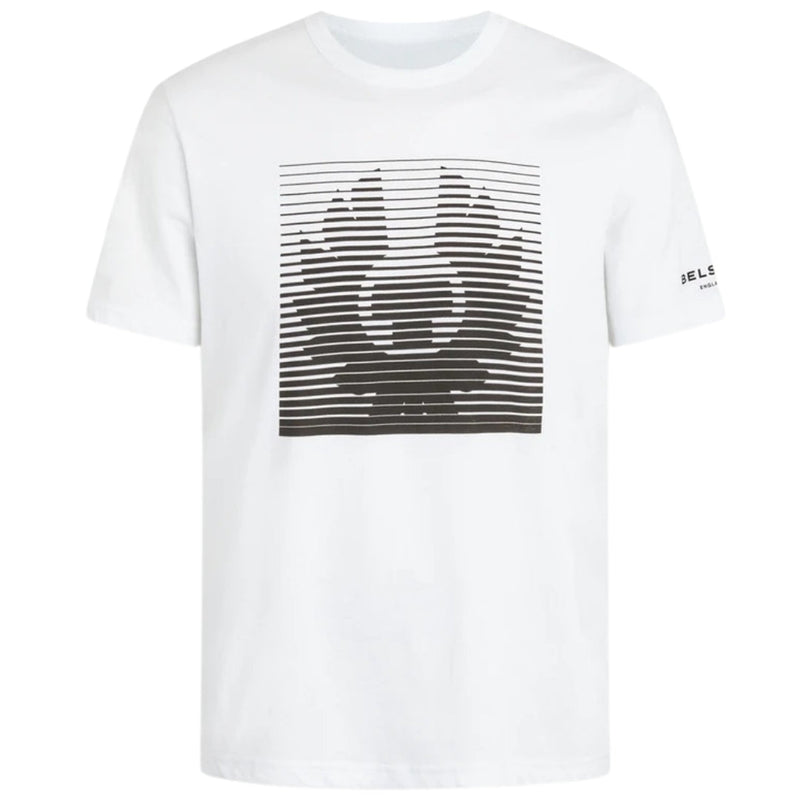 Belstaff Get in Line Design White T-Shirt S