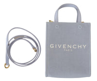 Givenchy Chic Mini-Tasche aus Baumwolle in Wolkenblau