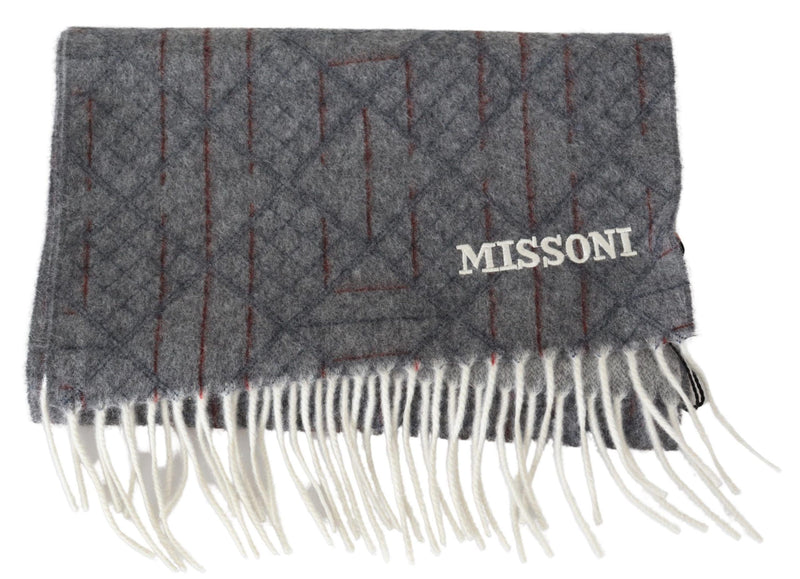 Missoni – Eleganter Unisex-Kaschmirschal mit charakteristischem Muster