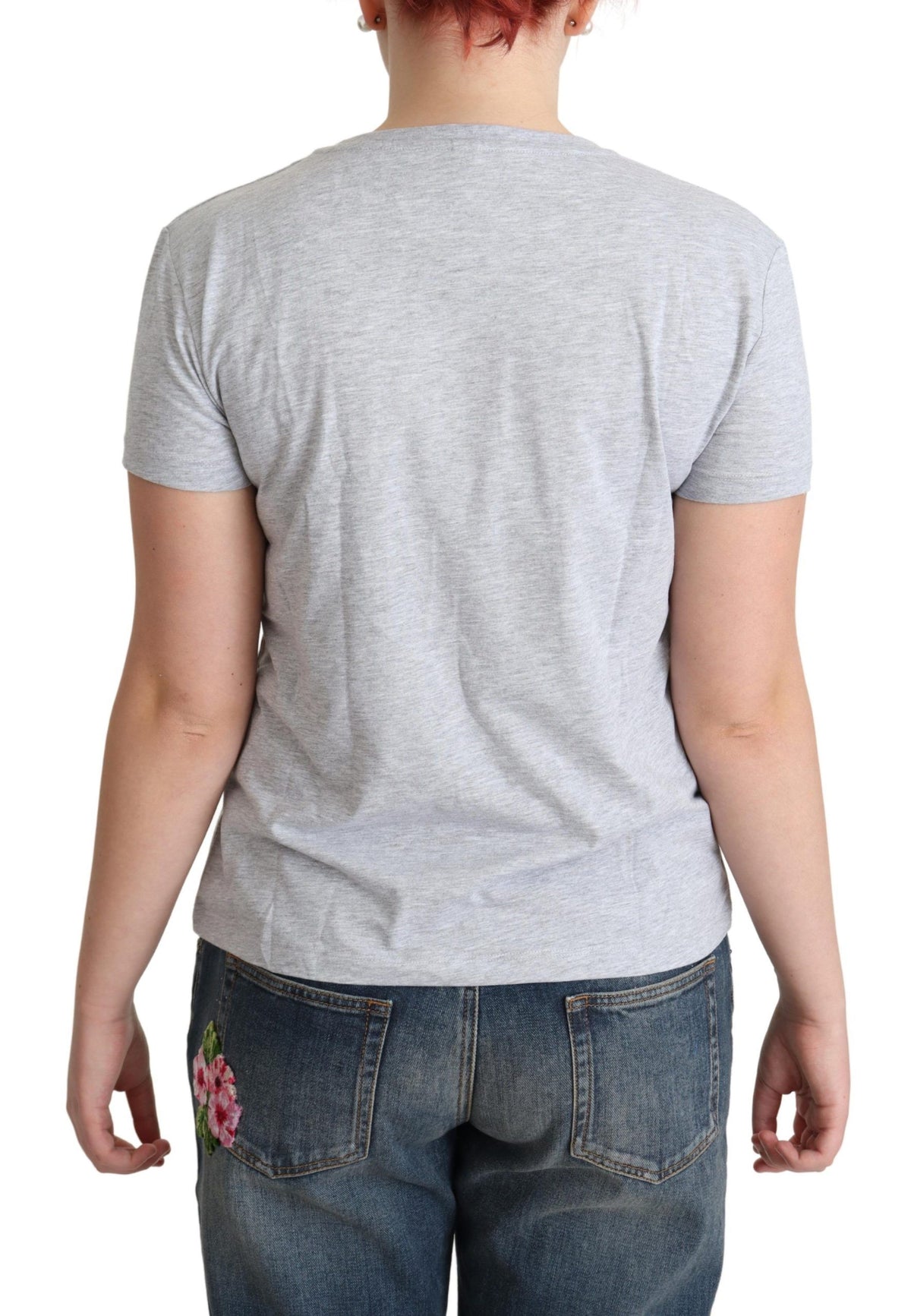 Moschino Elegantes Baumwoll-T-Shirt mit Alphabet-Aufdruck