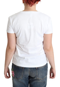 Baumwoll-T-Shirt mit „Sunny Milano“-Print von Moschino