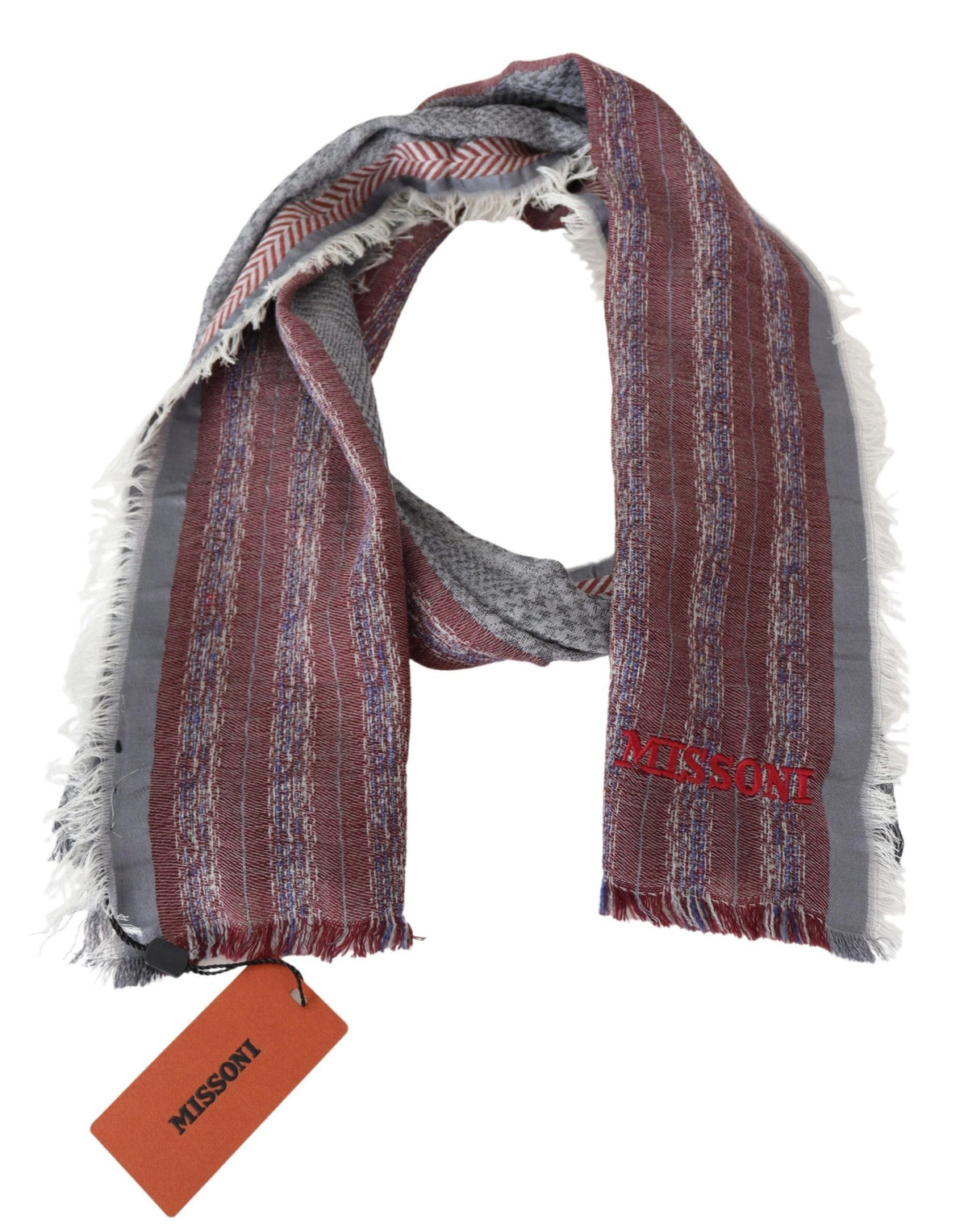 Mehrfarbiger Designer-Schal aus Wollmischung von Missoni Chic