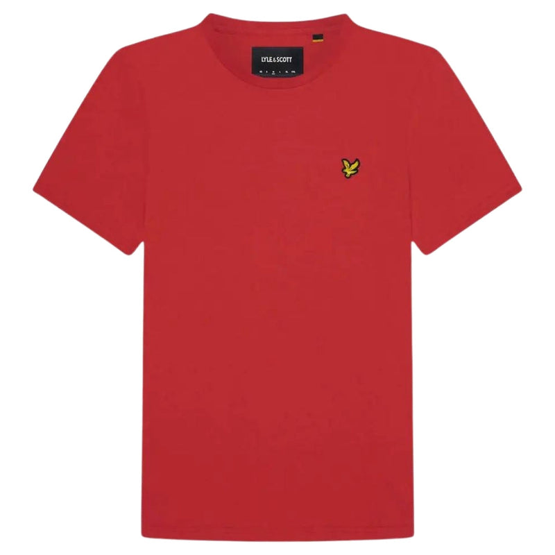 Lyle & Scott Brand Chest Logo Gala Red T-Shirt