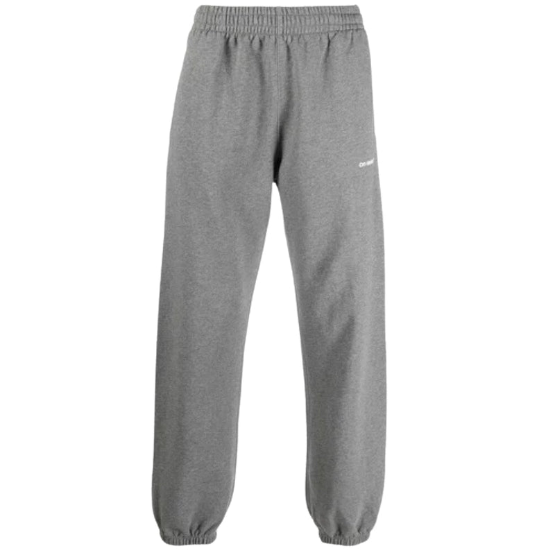 Off-White Wave Out! Diag Slim Fit Grey Sweat Pants M