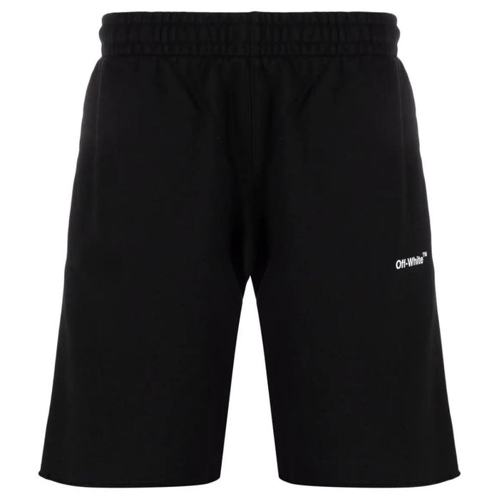 Off-White Diag Helvetica Sweatshort Black M