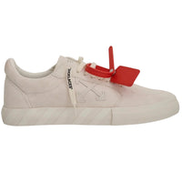 Off-White Low Vulcanized Suede White Sneakers UK 9