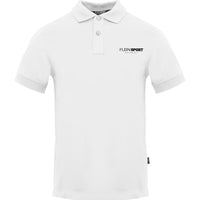 Plein Sport Equipment Logo White Polo Shirt S