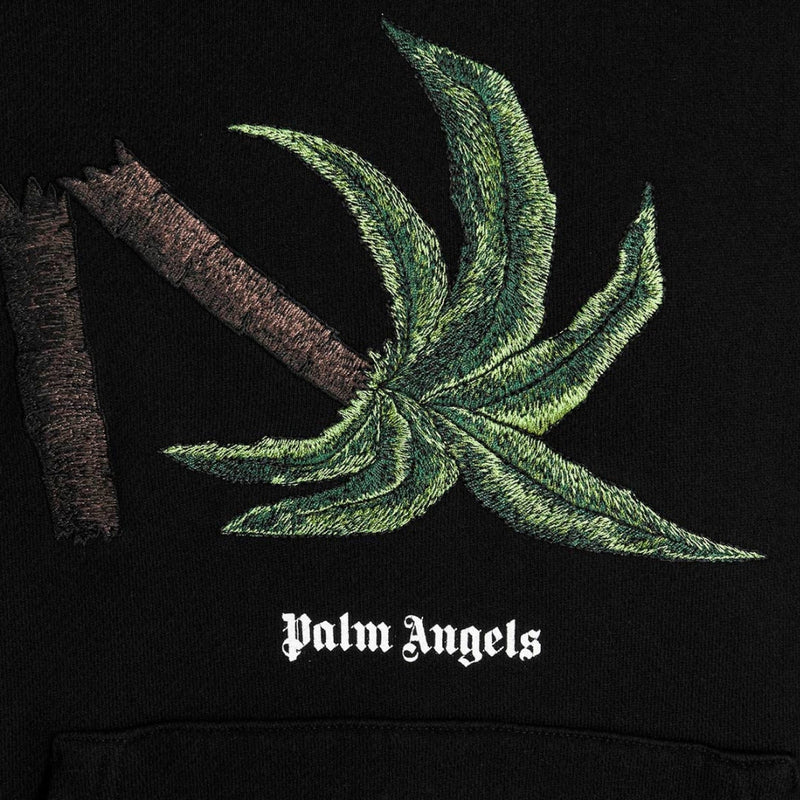 Palm Angels Mens PMBB058S22FLE0171055 Hoodie Black