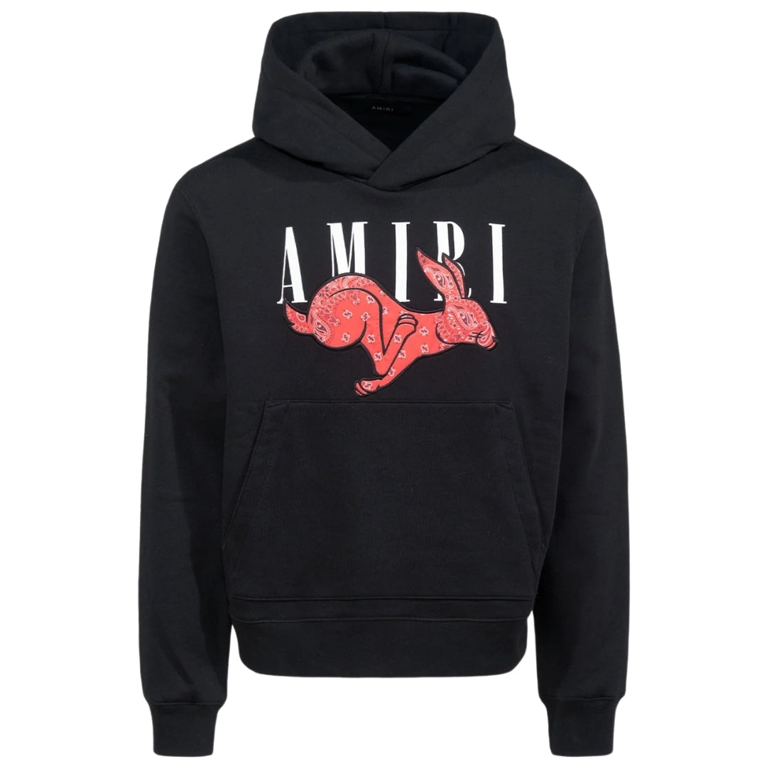 Amiri CNY Rabbit Logo Black Hoodie S