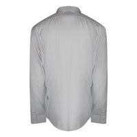 Aquascutum Long Sleeved Pin Stripped White Shirt XL