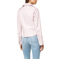 Belstaff Renegade Chalk Pink Leather Jacket M