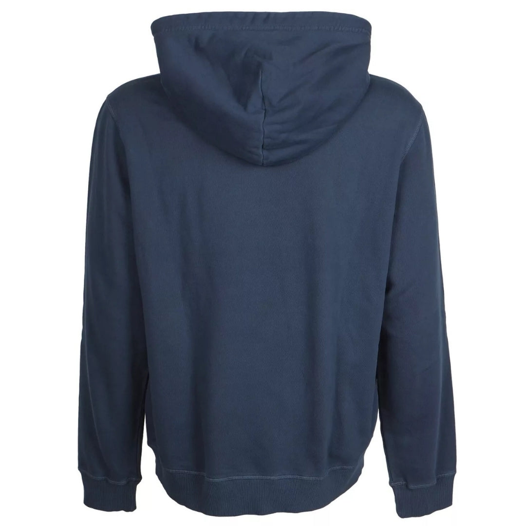 Diesel Industry Denim Division Logo Navy Blue Hoodie S