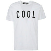 Dsquared2 Cool Print Logo White T-Shirt S