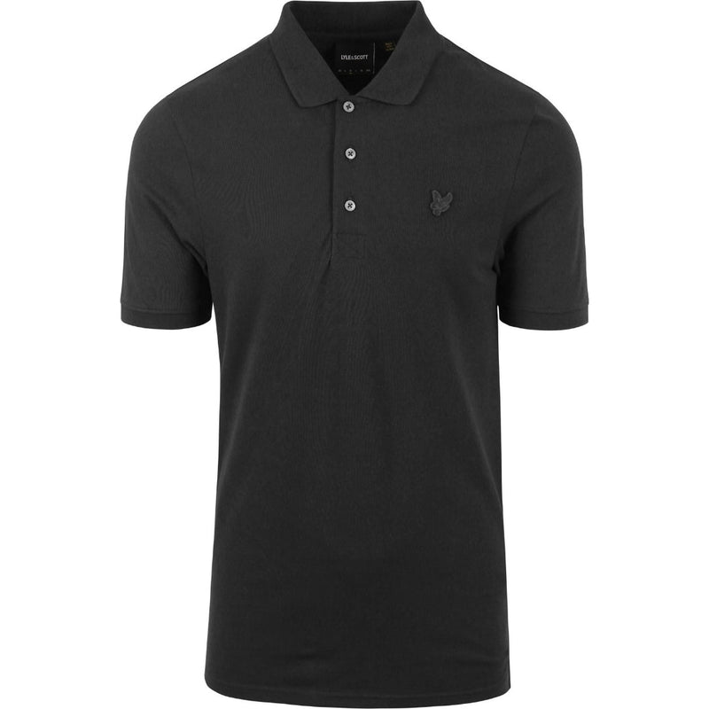 Lyle & Scott Tonal Eagle Grey Polo Shirt