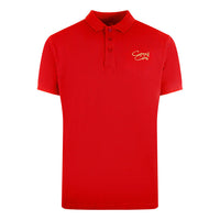 Cavalli Class Signature Logo Red Polo Shirt M