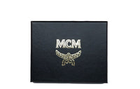 MCM Spectrum Diamond Mini Neongelbes Visetos-Kartenetui aus Leder