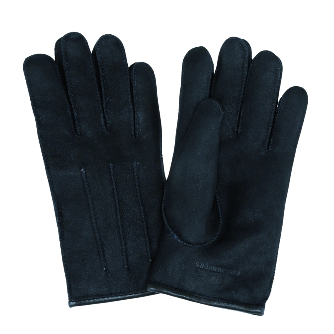 Parajumpers Womens Shearling Gloves Gloves Navy Blue