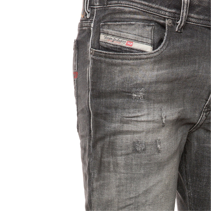 Diesel Sleenker Fadeded Black Faded Denim Jeans W28 / 30L