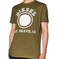 Diesel 1976 Varsity Logo Ivy Green T-Shirt S