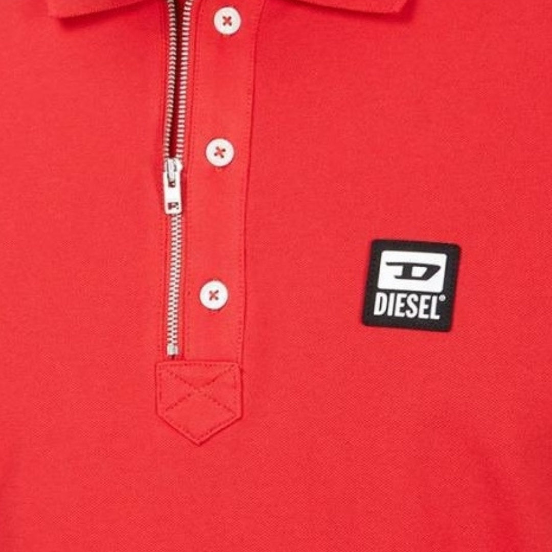 Diesel T-Harry Racing Red Polo Shirt S